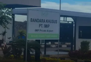 Bandara Khusus IMIP di Morowali